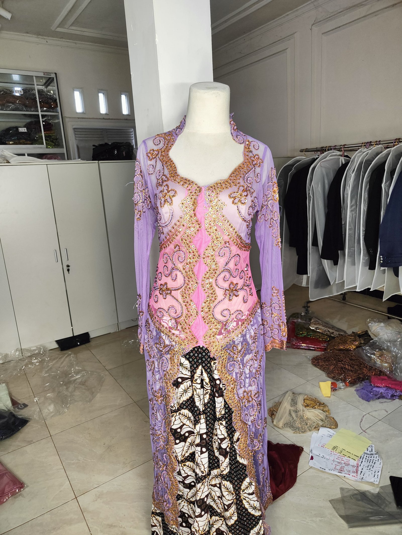 Ungu pink panjang