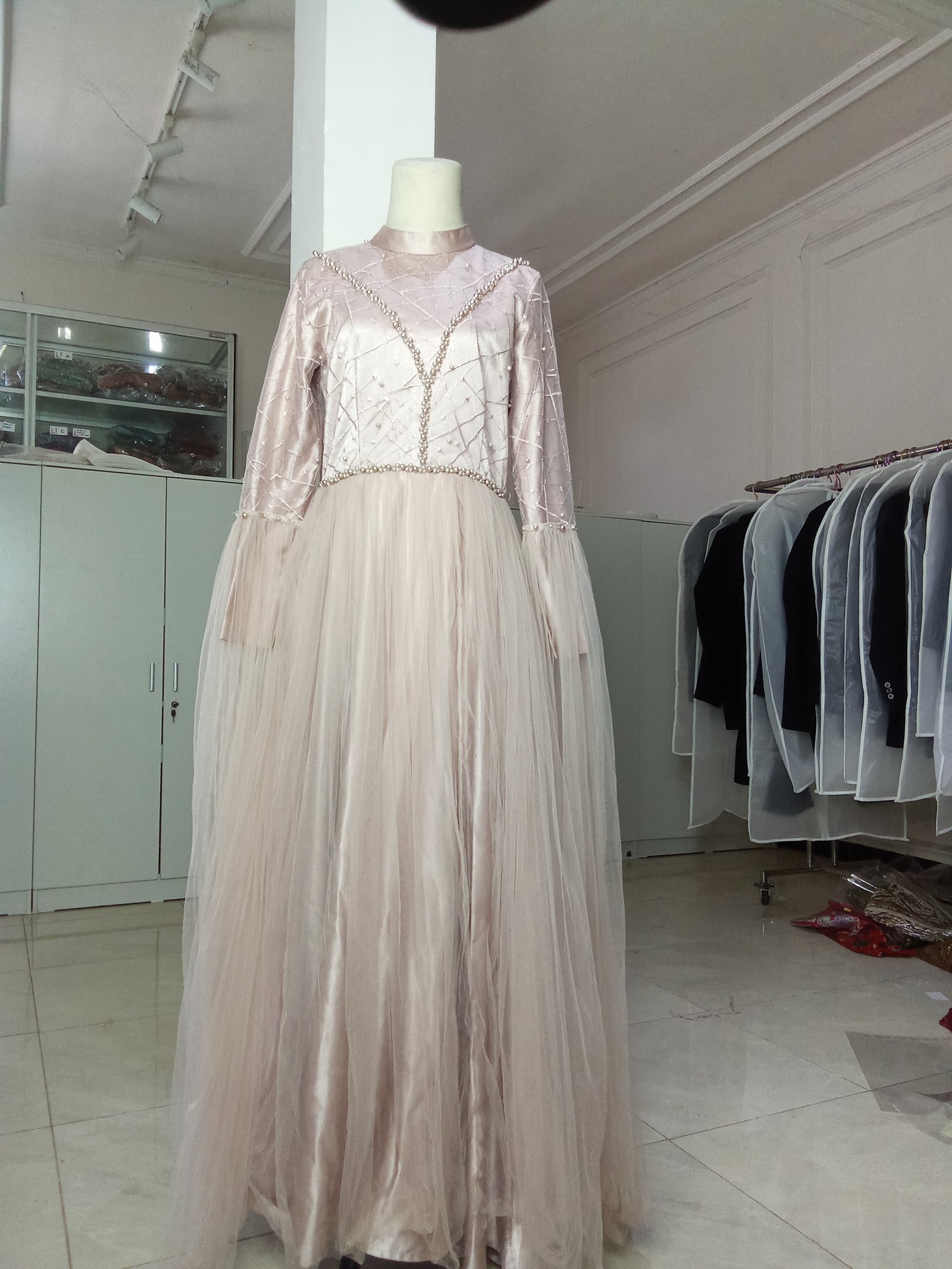 Rose gold dress