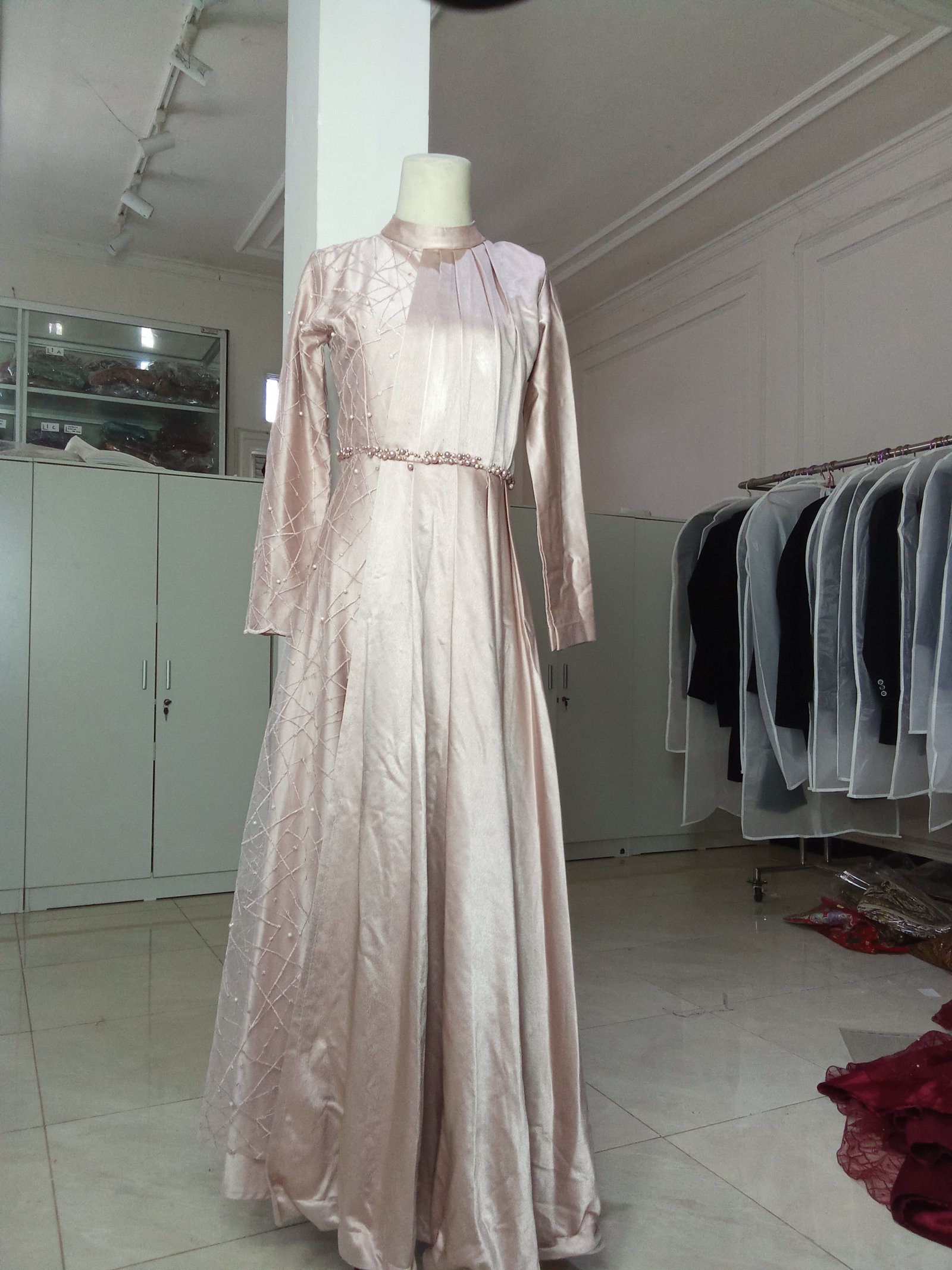 Rose gold dress
