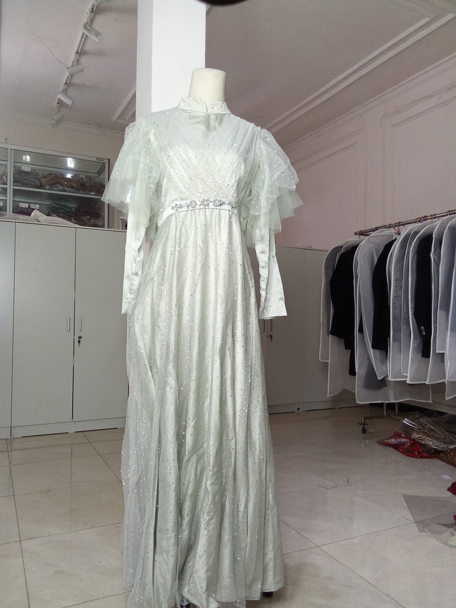 Sage dress