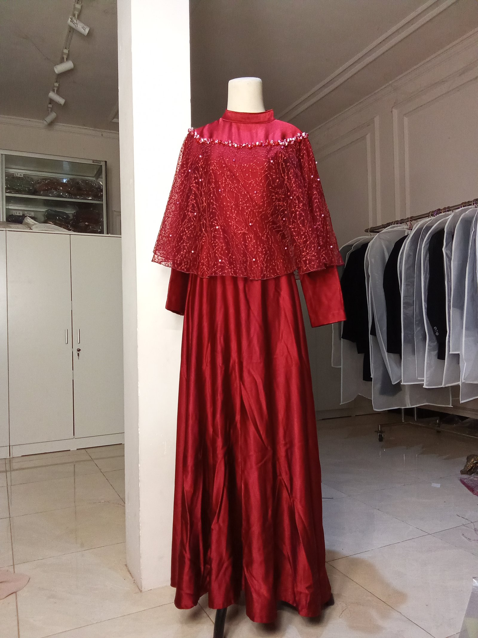 Maroon dress