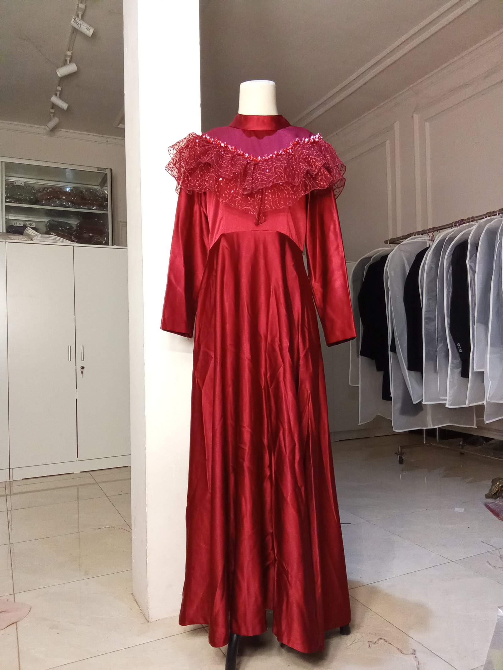 Maroon dress