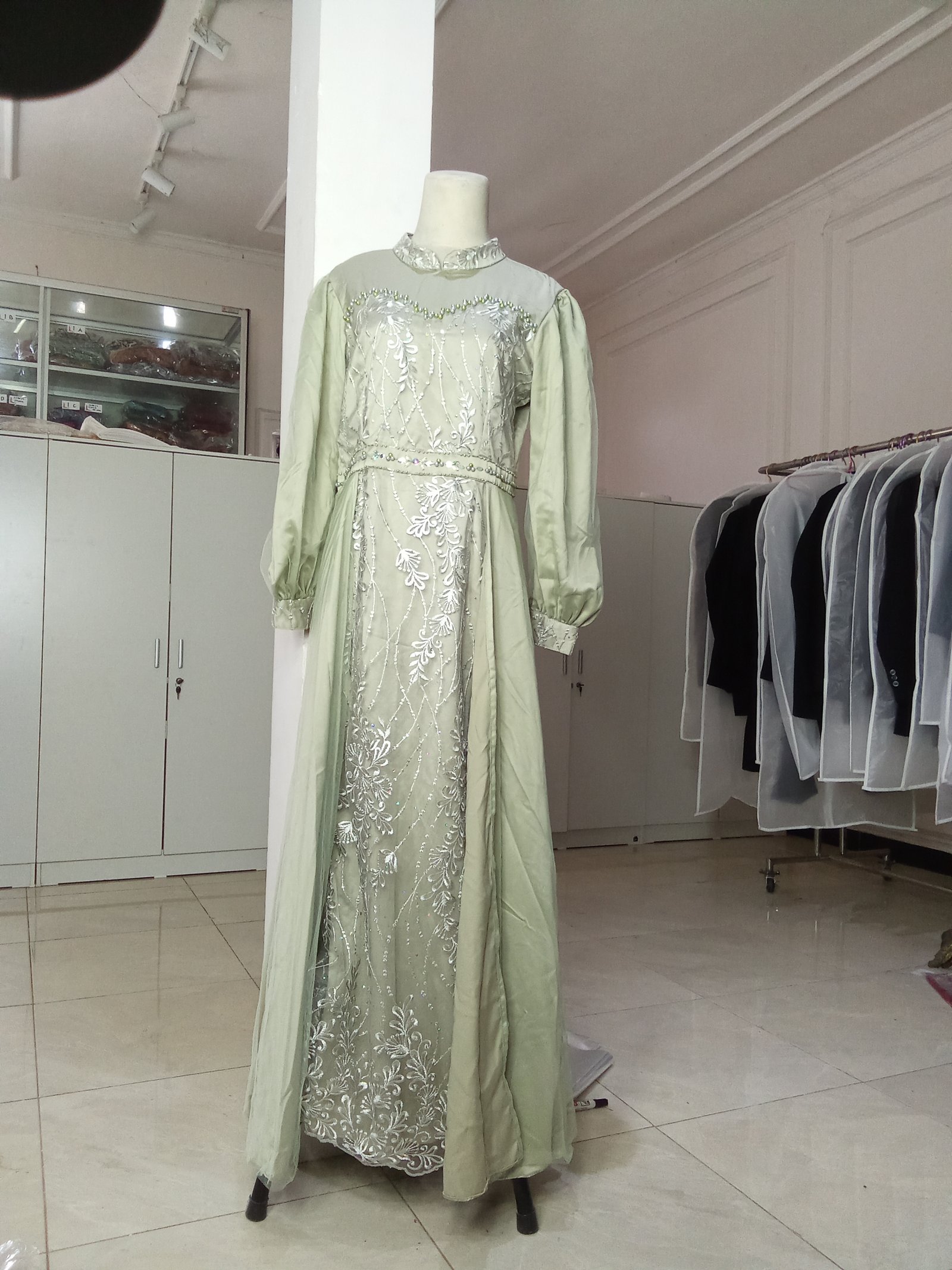 Sage dress