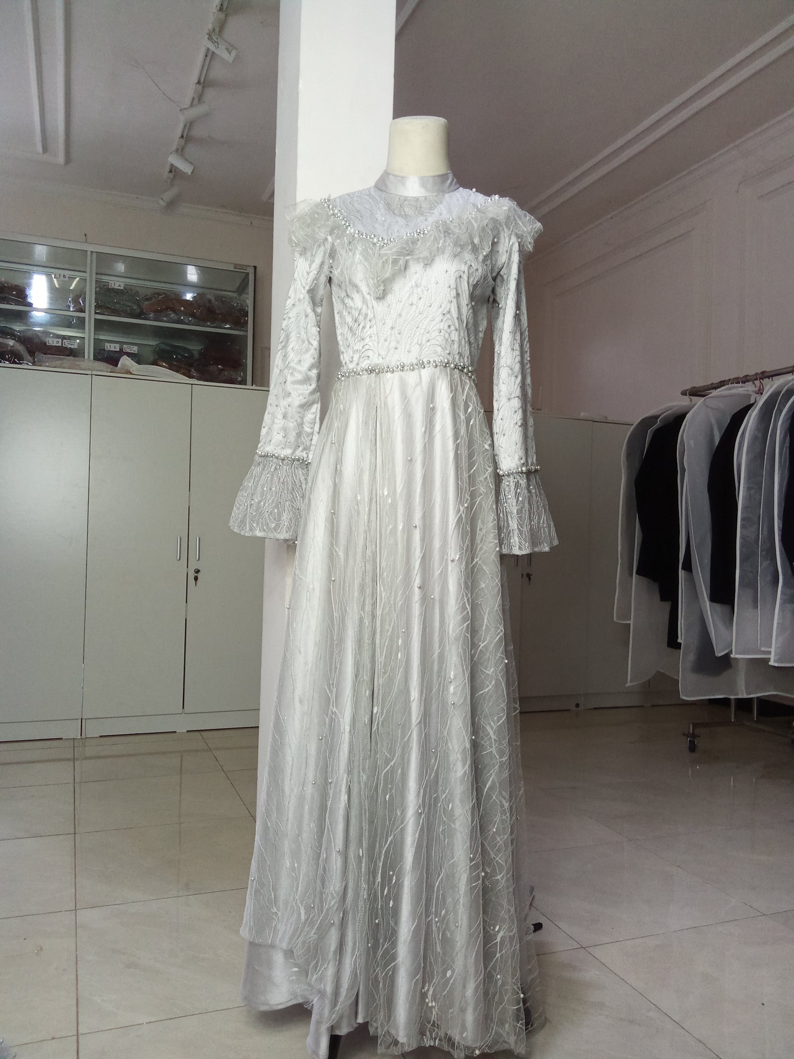 Silver dress